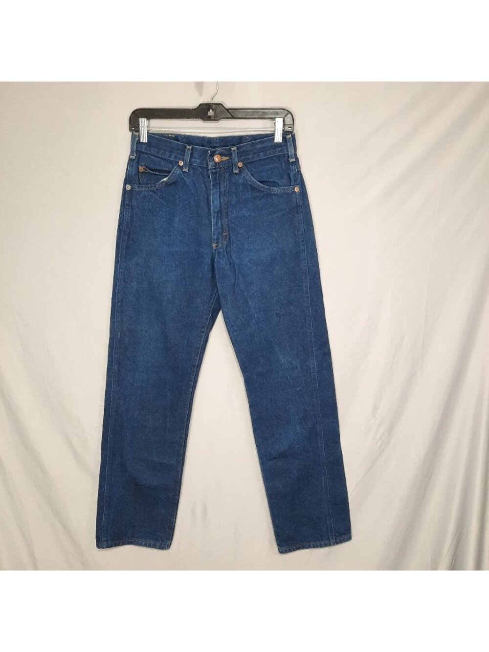 Vintage Lee Riders Jeans Mens 31x32 (Fits 29x31) Dark Wash Union Made USA 80s